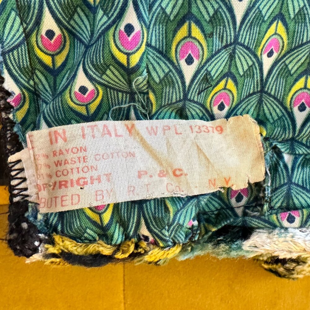 Peacock Carpet Upcycle Cropped Jacket + Mini Skirt - Picture 6 of 16